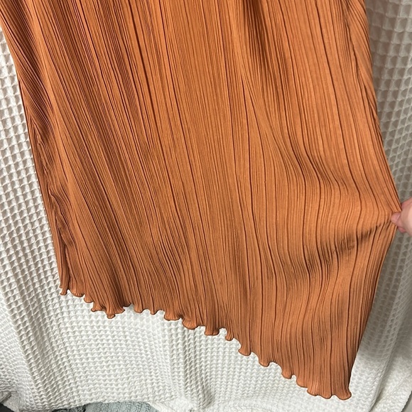 Madewell Goldie Dress In Plisse Sunset Haze Women’s Size 0 - Picture 13 of 13